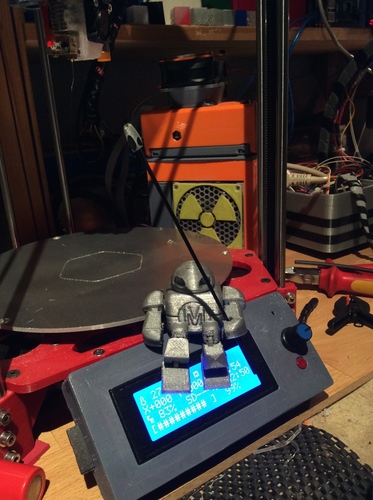 Mini Maker Faire Robot Action Figure 3D Print 10137