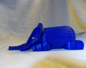 3D Printed Elephant by le FabShop | Pinshape