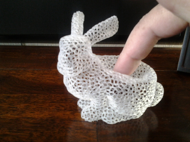 Stanford Easter Bunny - Voronoi 3D Print 10150