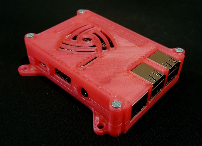 Raspberry Pi 2/B+ case for Lulzbot Mini 3D Print 10338