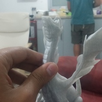Small Low Poly Dragon 3D Printing 10523