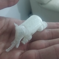 Small Elephant 3D Printing 10524