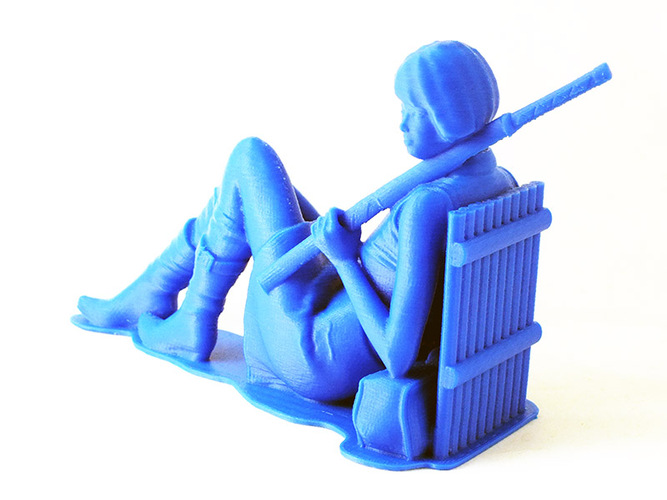 Machiko - the rebel 3D Print 1065