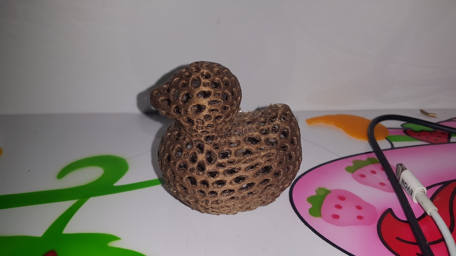 Rubber Duck - Voronoi Style 3D Print 1068