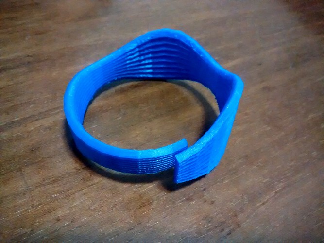 Amorphous bracelet 3D Print 1069