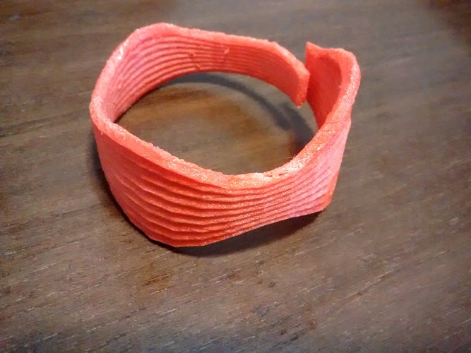 Amorphous bracelet 3D Print 1071