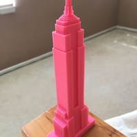 Small Empire State Building 3D Printing 10990