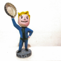 Small Fallout 4 Bobblehead Collection 3D Printing 10994