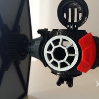 Small Star Wars The Black Series  TIE Fighter 3dFactory Brasil 3D Printing 11093