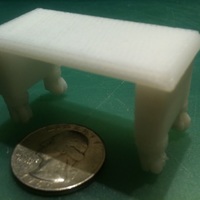 Small Tiny Workbench 3D Printing 11104