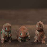 Small Low Poly Pokemon  3D Printing 11255