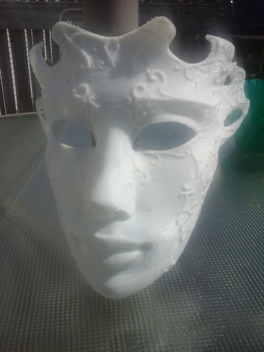 Venetian mask 3D Print 11301