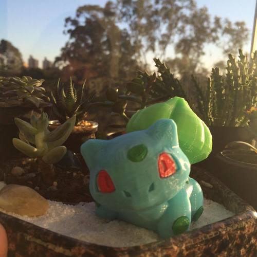 BulbaSaur Pokemon Go 3dFactory Brasil 3D Print 11305