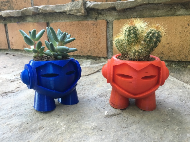 Marvin planter 3D Print 11438