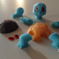 Small Pokemon Go Squirtle  3dFactory Brasil 3D Printing 11507