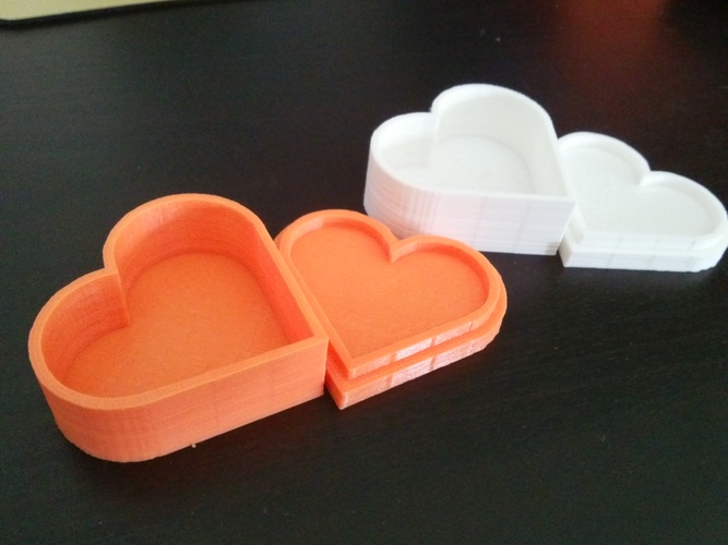 Heart jewelry box 3D Print 1156