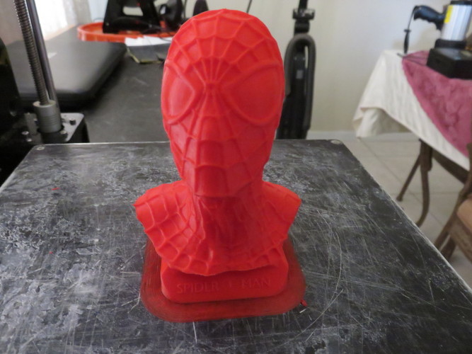 Spiderman Bust 3D Print 11609