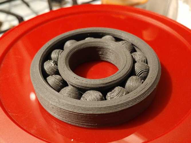 Fully Assembled Ball Bearing 3D Print 11614