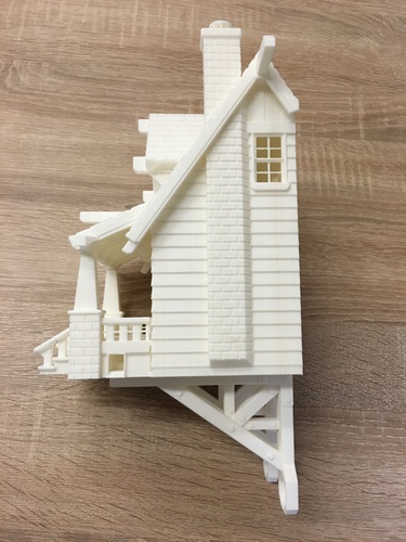 the American Craftsman Bungalow Birdhouse 3D Print 11616