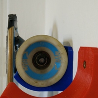 Small Longboard Wall Hanger - 70mm wheel diameter 3D Printing 12098
