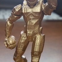 Small Halo Fantasy Football trophy 3D Printing 12316