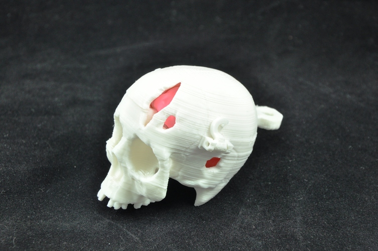 Boneheads: Skull Box w/ Brain - via 3DKitbash.com 3D Print 12467