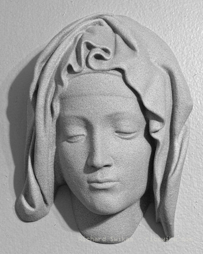 Michelangelo's Pietà, detail of Mary 3D Print 12537