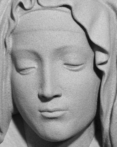 Michelangelo's Pietà, detail of Mary 3D Print 12540