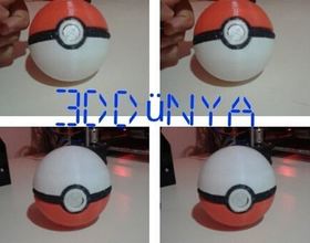 STL file Poke Ball / PokeBall 🐉・3D printable design to download