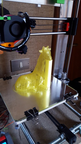 Low Poly Giraffe 3D Print 12550