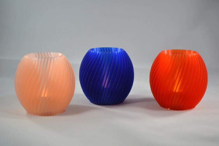 Spiral Tea Candle 3D Print 12659