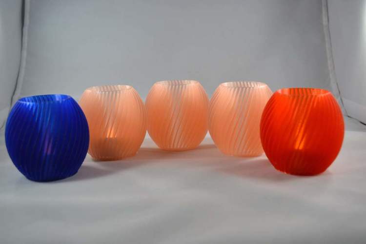 Spiral Tea Candle 3D Print 12660