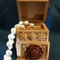 Small The Tudor Rose Box (with secret lock) 3D Printing 12686