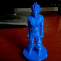 Small Goku Super Sayayin 3D Printing 1271