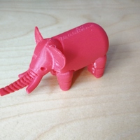 Small Elephant 3D Printing 1286
