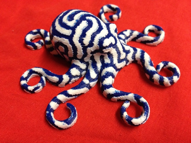 3D Printed Octopuses for quality test [ size=50mm ] (1) 3D Print 13191
