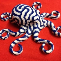 Small 3D Printed Octopuses for quality test [ size=50mm ] (1) 3D Printing 13191