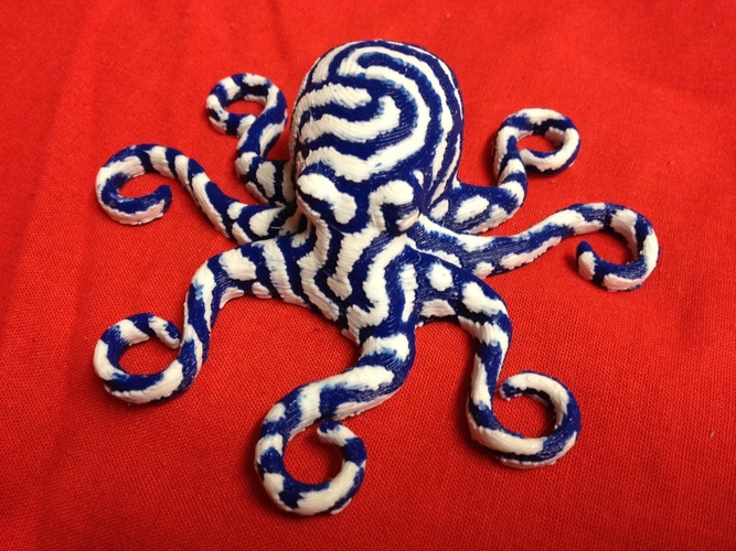3D Printed Octopuses for quality test [ size=50mm ] (1) 3D Print 13193