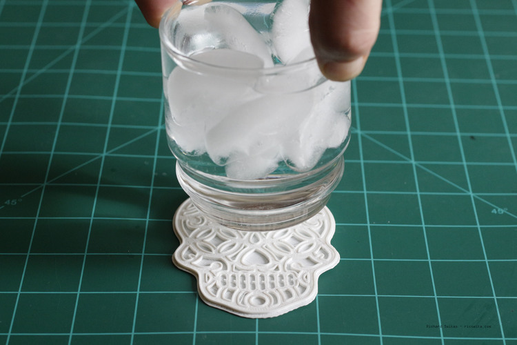 Sugar Skull Coaster 3D Print 13862