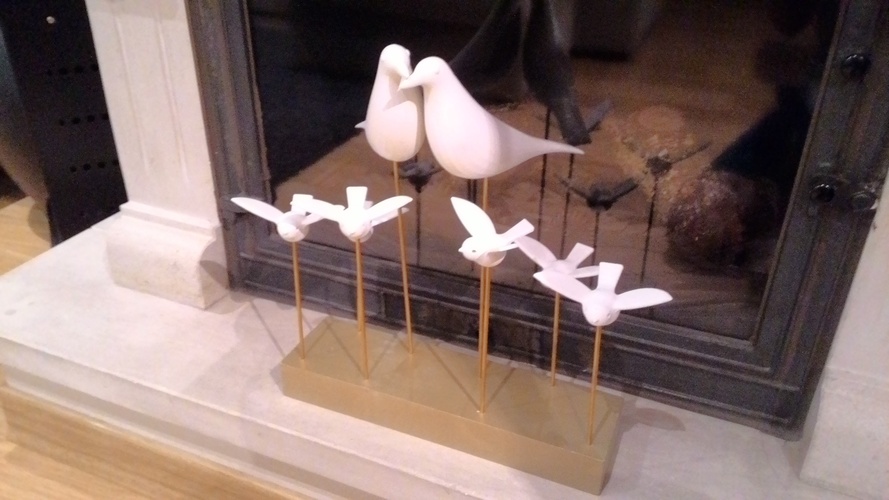 Joseph's Birds Mobile 3D Print 13944