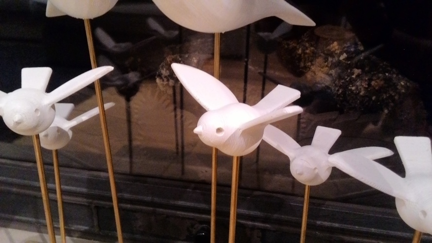 Joseph's Birds Mobile 3D Print 13945