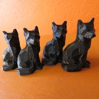 Small Low Poly Fox 3D Printing 14033