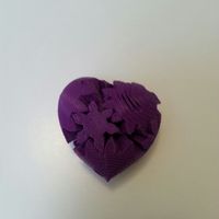 Small Screwless Heart Gears - Plated 3D Printing 14185