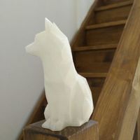 Small Low Poly Fox 3D Printing 14270