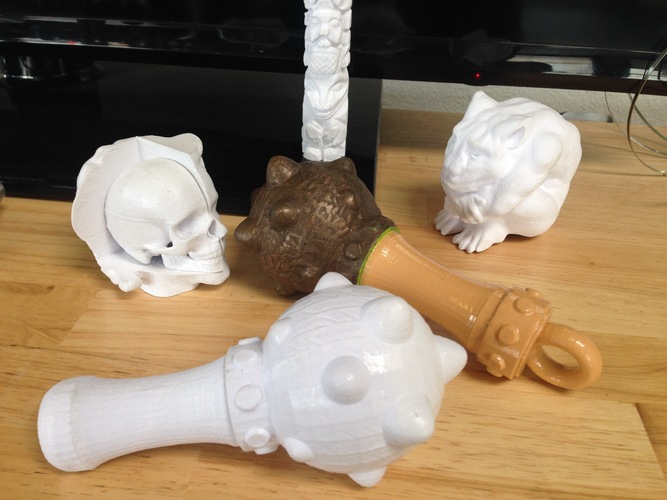 Baby's First Mace 3D Print 1444
