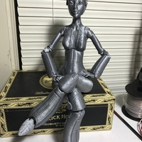 Small Robot woman "Robotica" 3D Printing 14441