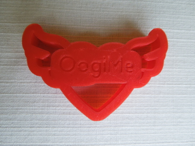 Heart Wings Cookie Cutter  3D Print 14558