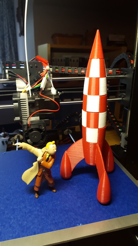 Rocket bicolor 3D Print 15035