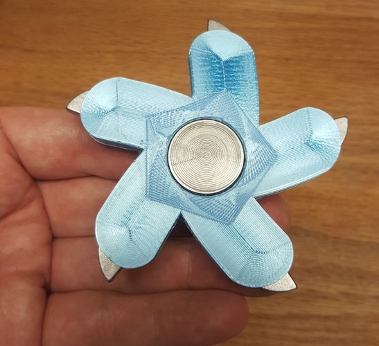 Fidget Glaive Spinner 3D Print 15202