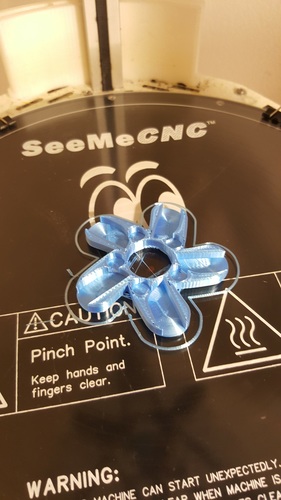 Fidget Glaive Spinner 3D Print 15204